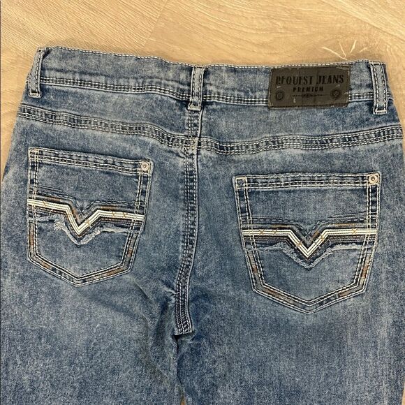 Request Straight Cut Boys Jeans, Size 16 - Picture 4 of 4